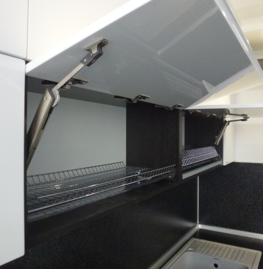 Белый кухонный гарнитур-Кухня МДФ в эмали «Модель 430»-фото5
