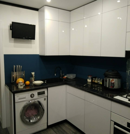 Белый кухонный гарнитур-Кухня «Модель 307»-фото7